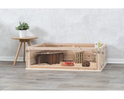 Trixie - Indoor Ren - Cavia - Hout/Plexiglas - 100X60X30 cm
