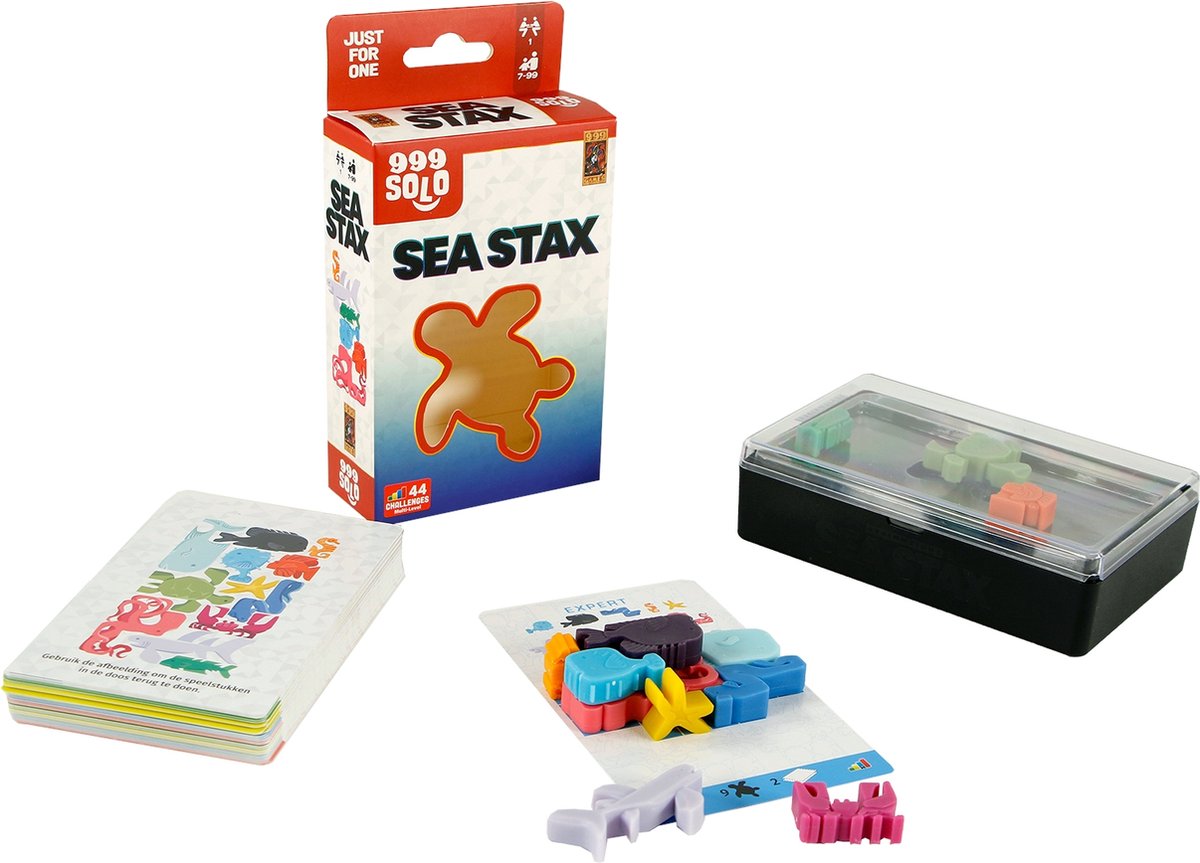 999 Games Sea Stax: 2D/3D denkspel met 48 puzzels thumbnail 2