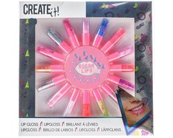 Create It! Lipgloss-set Poptastic Meisjes 160 Ml 16-delig Create It! Lipgloss-set Poptastic Meisjes 160 Ml 16-delig
