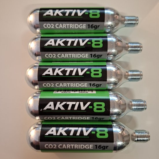 Aktiv-8 Co2 patronen 16 Grams met draad - 5x Co2 Patronen — afbeelding 2