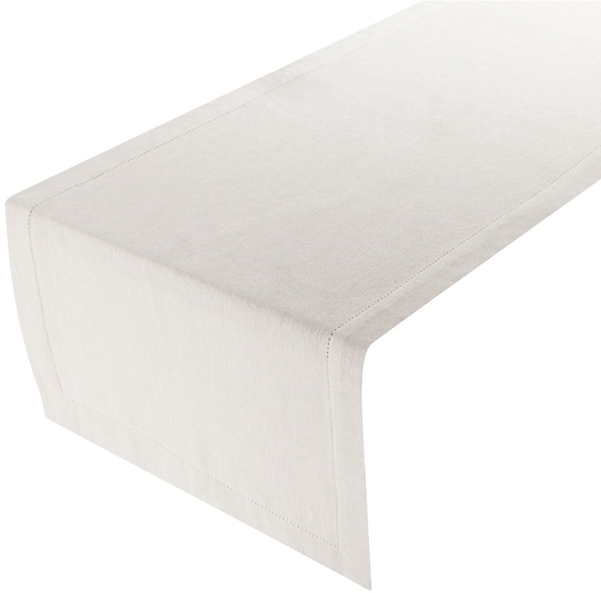 Linen & More - Tafelloper 'Indi' (Offwhite)