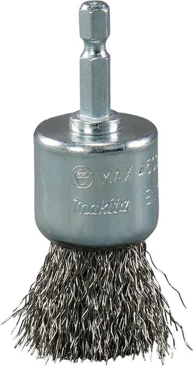 Makita Penseelborstel Zeskant 1/4x28mm RVS - D-76685