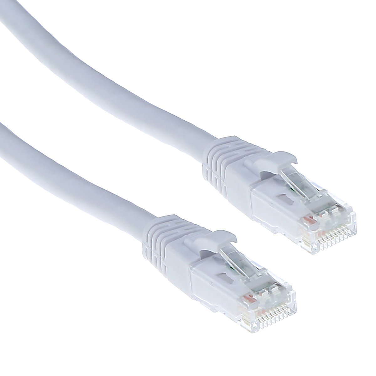 Image of ACT Witte 3,00 meter U/UTP CAT6A patchkabel snagless met RJ45 connectoren IB6303