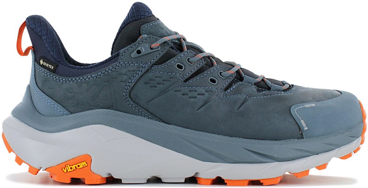 HOKA One One Kaha 2 Low GTX GORE-TEX Heren Wandelschoenen Leer 1123190-GBHM 1/3 Blauw