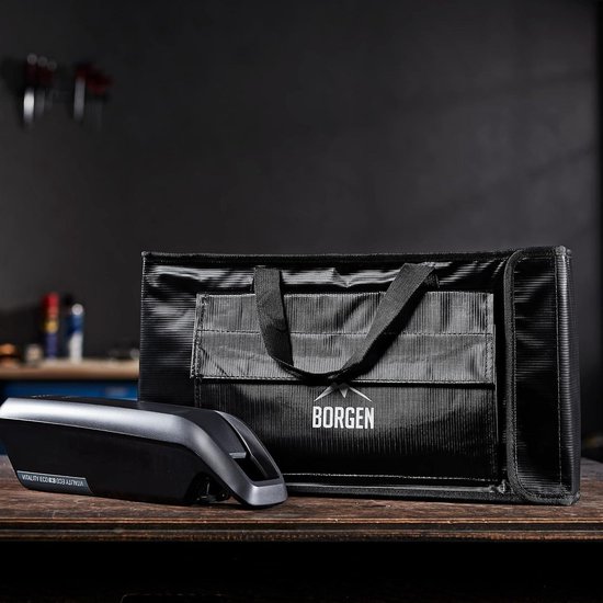 Ebike accutas, upgrade 6 lagen, brandbeveiliging, vuurvaste accutas tot 1400 °C, waterdicht, explosiebestendig, Lipo Safe Bag voor opslag, transport, opladen, e-bike accu, beschermhoes, grote ruimte