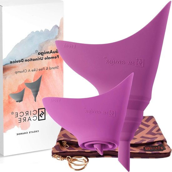 Entonnoir Urinaire Féminin Pliable - Lot De 10 - Imperméable Anti-fuite - Pour Voyage, Camping, Soins - 6