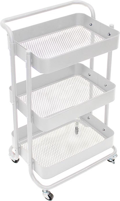 Rolwagen, Keukentrolley 46cm - 2de Hands winkelinventaris