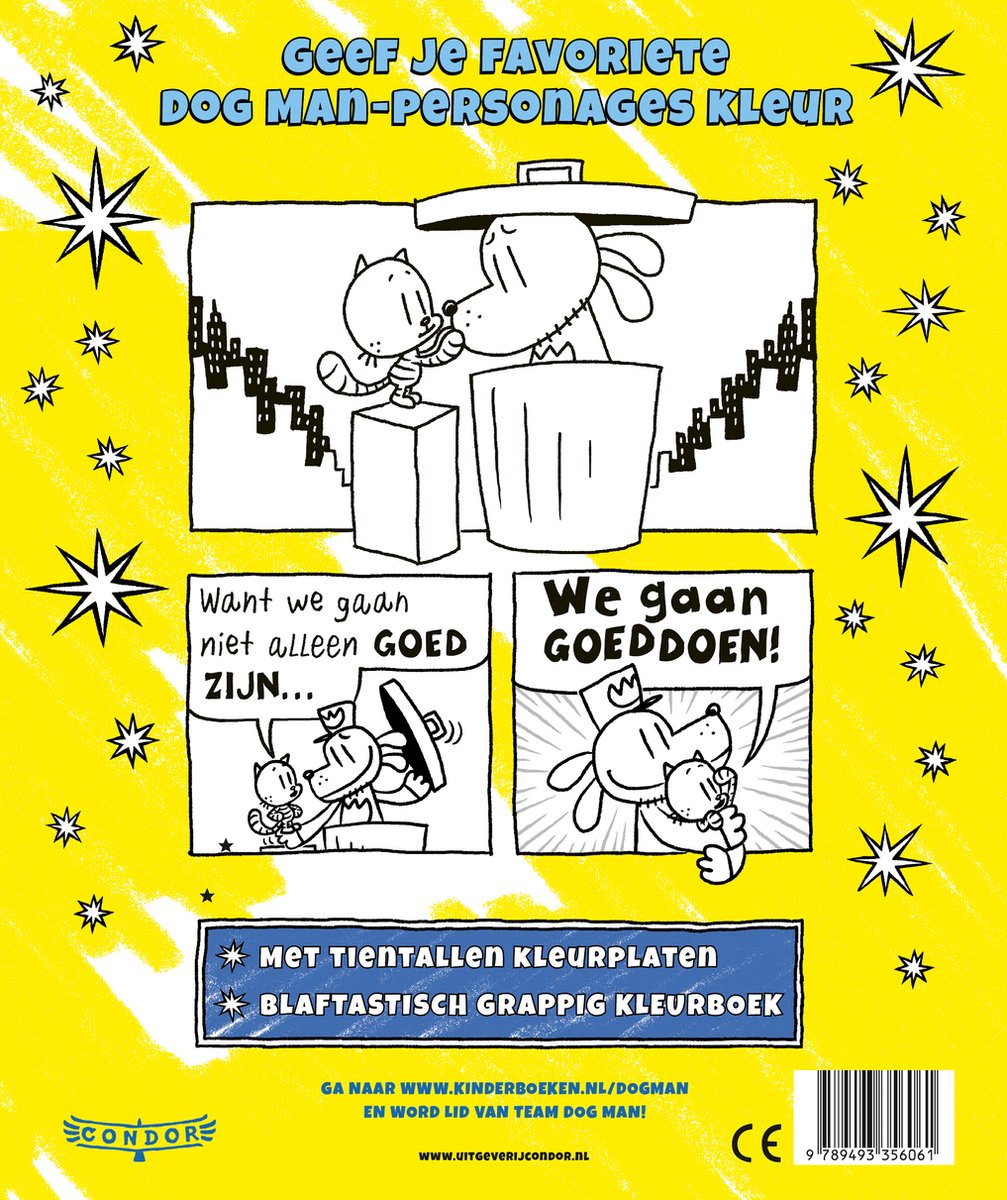 Dog Man - Dog Man kleurboek - back cover