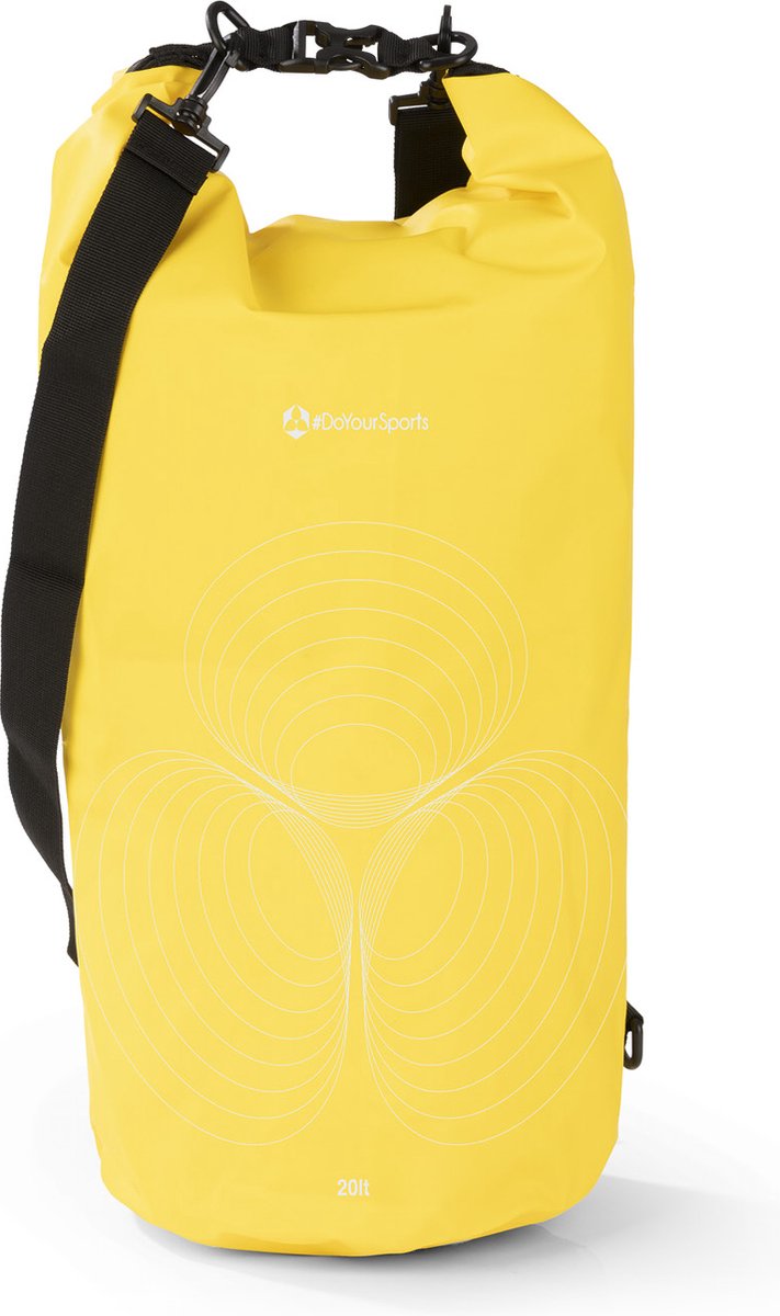 DoYourSports PVC dry bag Style 01 20L geel