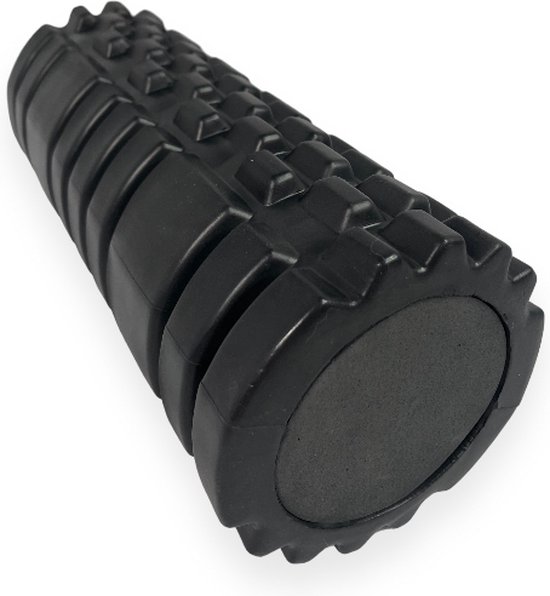 Padisport Foamroller 33 Cm Zwart - Foamrol - Massagerol - Rug Roller - Foam Rol - Foamroller Set - Foamrollers - Foamroller Trigger Point - Foamroller Rug