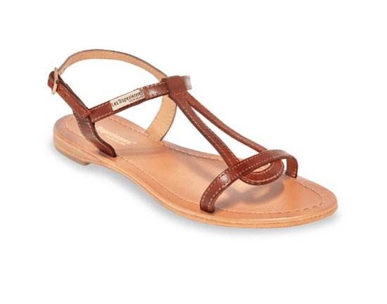 LES TROPEZIENNES PAR M. BELARBI Hamat Ladies Sandal, Golden Lezard