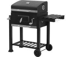 BukkitBow - Houtskoolbarbecue - BBQ van Staal - 2 Grillroosters - 113x45.5x100 cm - Verplaatsbaar