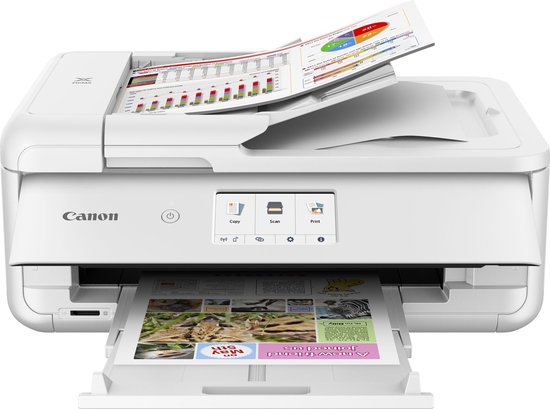 Canon PIXMA TS9551CA - All-in-One Inkjetprinter - Wit - Bol