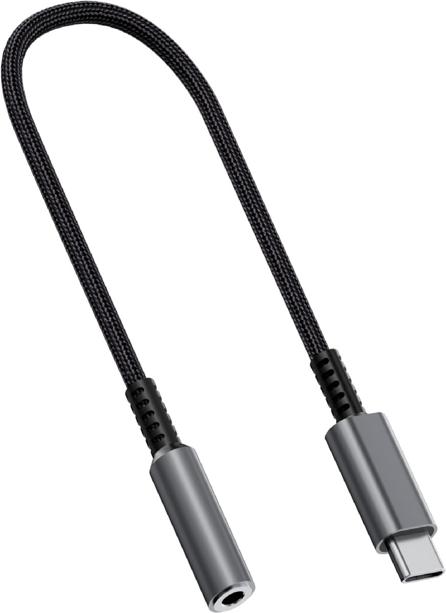 Rolio USB C naar 3.5mm Hoofdtelefoon Jack Adapter - USB-C naar AUX Adapter Kabel - Universeel - Geschikt voor Smartphones, Tablets, Laptops, Samsung Galaxy, iPad, MacBook, iPhone 15, en meer