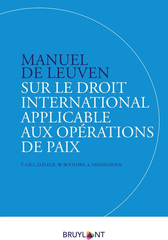 Manuel de Leuven sur le droit international applicable aux o ... - cover