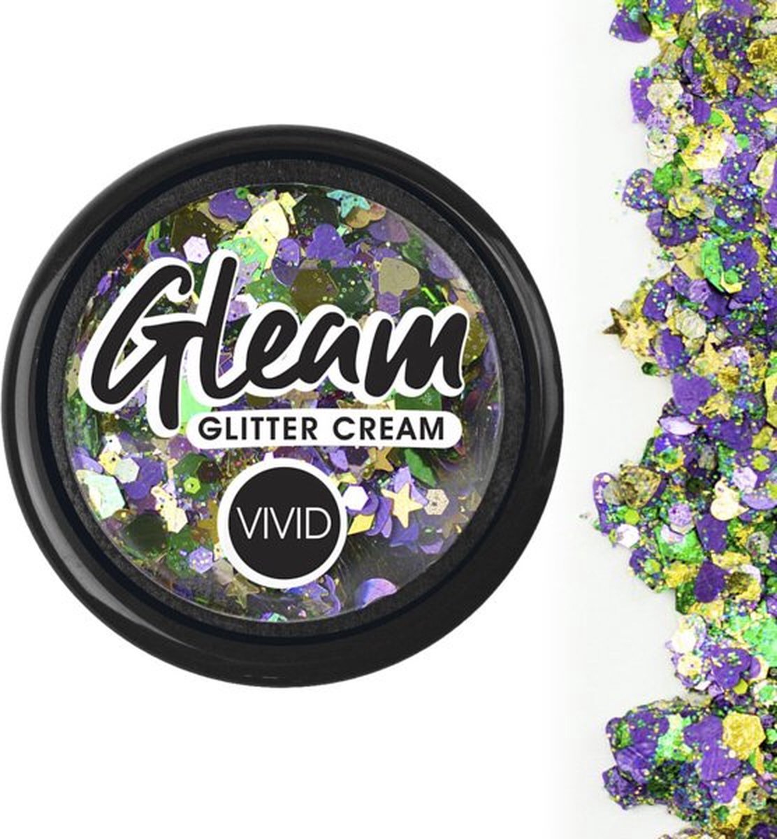 Vivid Chunky Glitter Cream Mardi Party 7,5gr