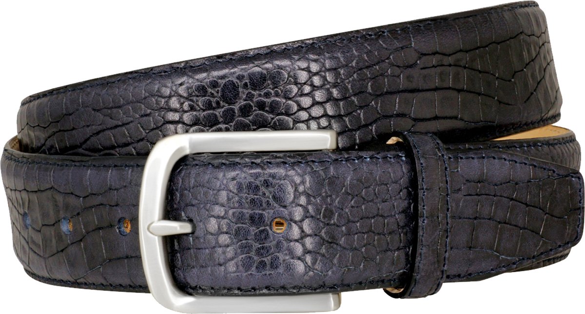 LINDENMANN leren heren riem - bruin