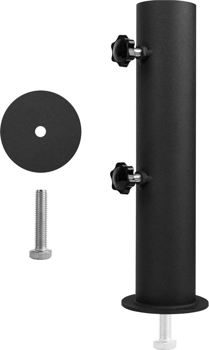 Bol.com Universele granieten paraplu stand buis - buiten stenen paraplu buis basis - zware marmeren vlag paal spel houder - DIY ... aanbieding