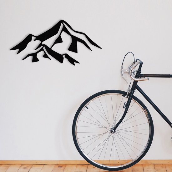 Wallity : Accessoire mural décoratif en métal | 100% métal | Noir