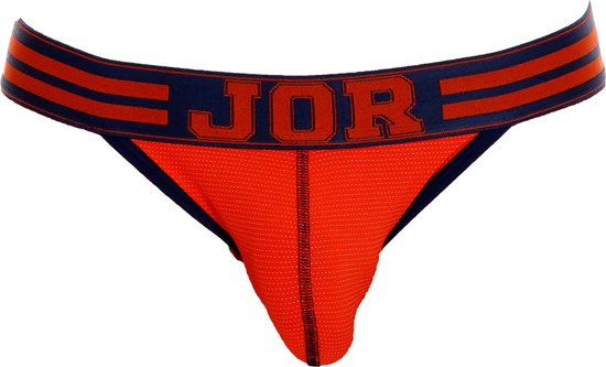 JOR College Thong Red - MAAT L - Heren Ondergoed - String voor Man - Mannen Thong