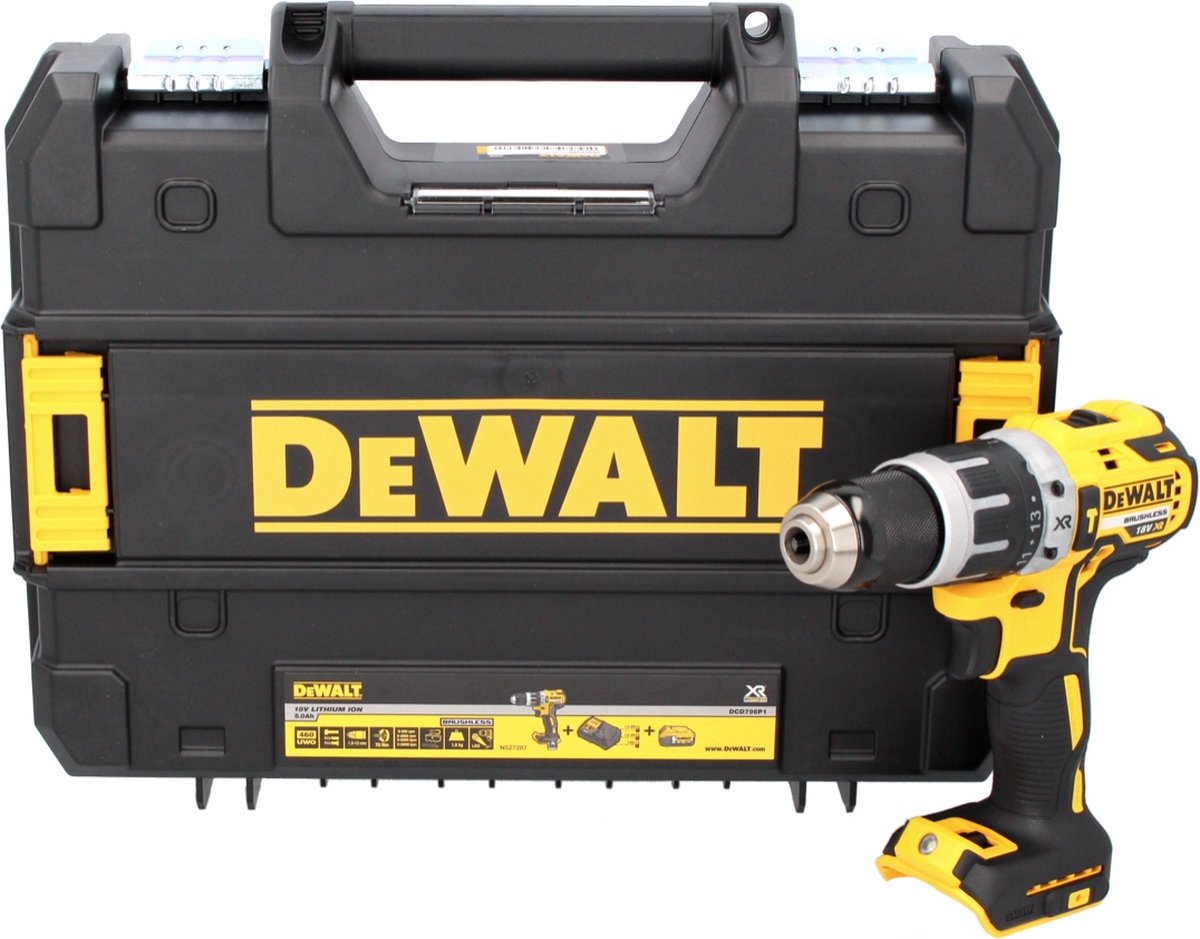 DeWALT DCD796NT Accu Klop-/Schroefboormachine 18V XR - Losse Body (geleverd zonder accu en lader) – foto 8