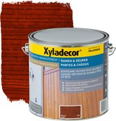 Xyladecor Fenêtres & Portes - Teinture pour bois - Acajou - 2,5 L