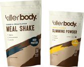 Killerbody Afval Starterspakket - Maaltijdshake & Fatburner - Cookies and Cream & Tropical - 1200 gr