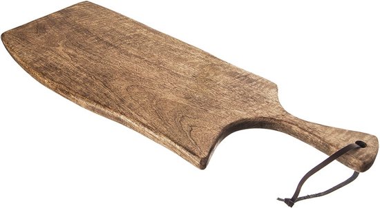 Snij- en Serveerplank Houten MANGO 61x22 cm - Snijplank - Keukenplank - Keuken - Tapasplank - Borrelplank