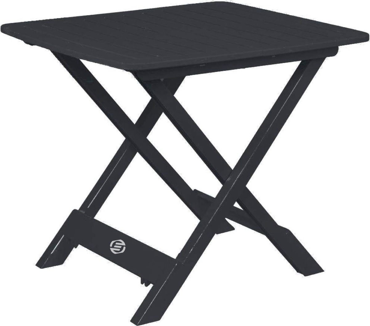 Equivera Bijzettafel Buiten - Bijzettafel Tuin - Salontafel Buiten - Salontafel Tuin - Koffietafel Buiten - Voor Binnen en Buiten - Must Have Voor Jouw Tuin! Antraciet