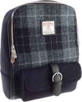 Rugzak Naver Zwart Grijs - 33x29x14 - Harris Tweed - Glen Appin of Scotland