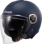 LS2 Helm Classy Solid OF620 mat blauw maat L