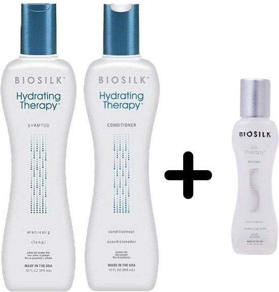 BioSilk Hydrating Therapy Voordeelset - 2x355ml + Gratis BioSilk Silk Therapy 67ml