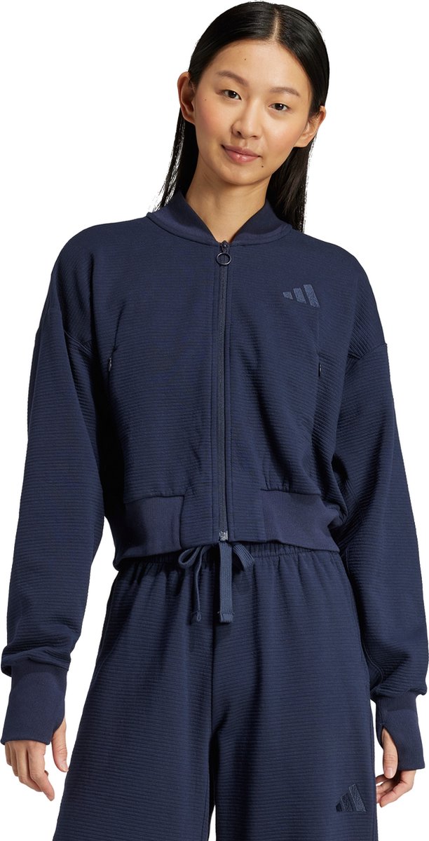 adidas Sportswear ALL SZN Rib Trainingsjack Dames Blauw