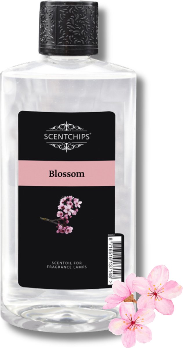 Goedkoopste Scentchips® Intense Bloesem - Geurolie Voor Oliebrander - Parfum Olie - Geurolie Voor Lampenolie - Geurlamp Olie - 475ml