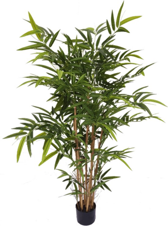 Bamboe Kunstplant 120 cm Hoge Kwaliteit| Kunst Bamboe | Kunstplanten voor Binnen | Bamboo Kunstplant
