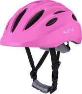 Suotu Kinderhelm - Buitenspeelgoed - helm - fietshelm kind - Fietshelm Jongens en Meisjes - S - 52-56CM - Roze