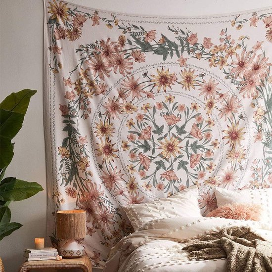 Fototapete Mandala Boho Gold-grün - Bloomery Decor