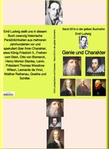 gelbe Buchreihe 207 - Emil Ludwig: Genie und Charakter – Band 207 in der gelben Buchreihe – bei Jürgen Ruszkowski