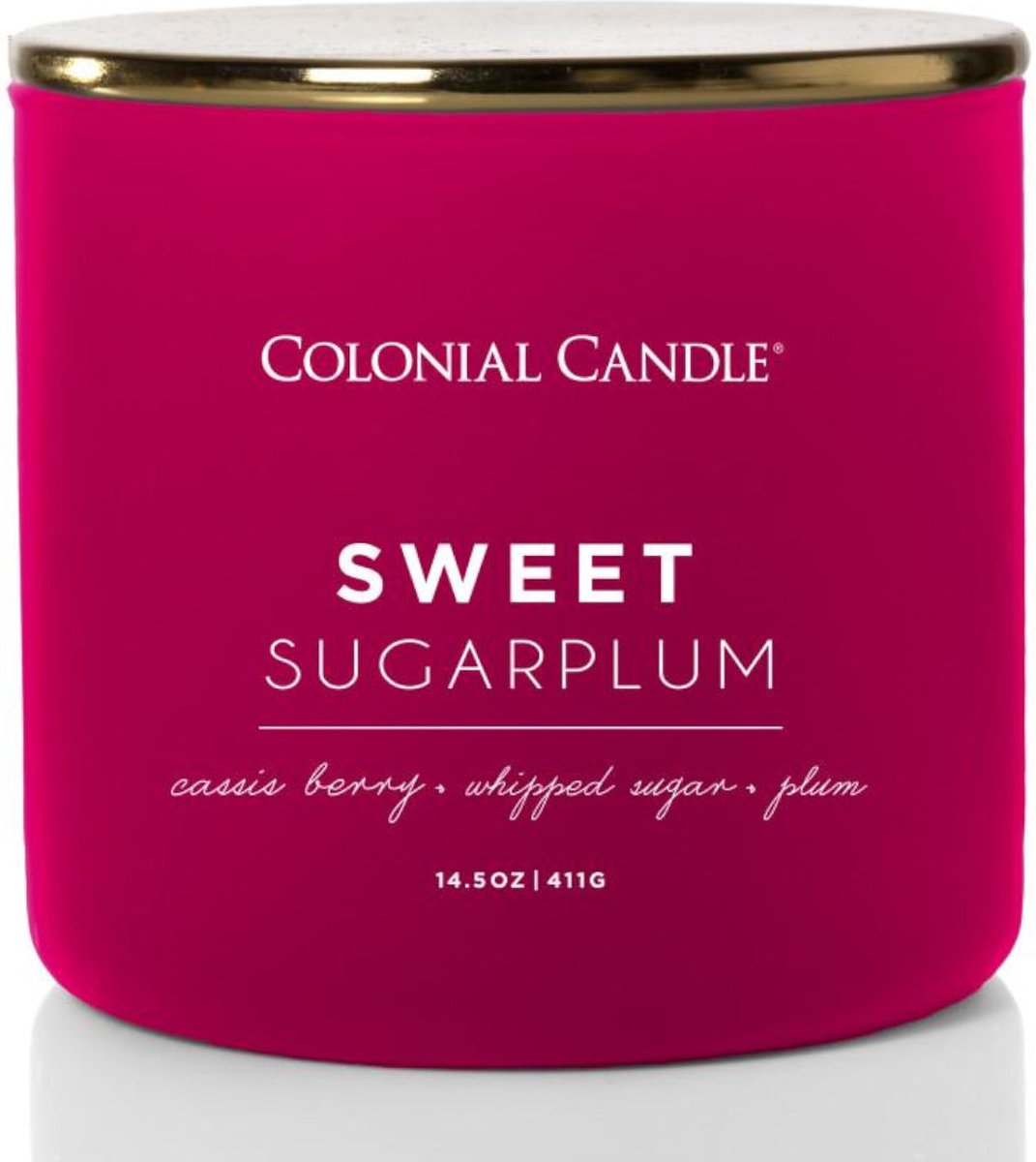 Colonial Candle Sweet Sugarplum - 411 gr Rood