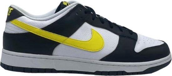 Nike Dunk Low Sneakers Mannen Geel/Wit/Zwart Maat bol