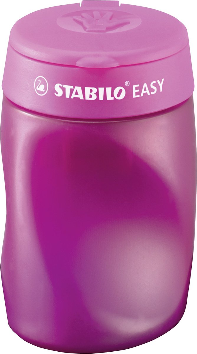 Goedkoopste STABILO EASYsharpener - Ergonomische 3 in 1 Puntenslijper - Linkshandig - Roze - Geschikt Voor Alle Potloden