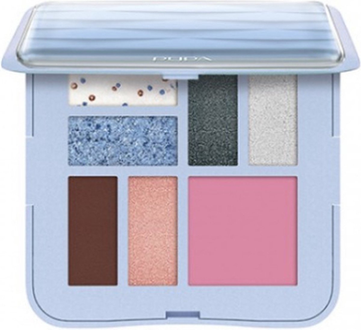 Goedkoopste Pupa Milano - Eyeshadow Palette Light Blue - Waves - 7 delig