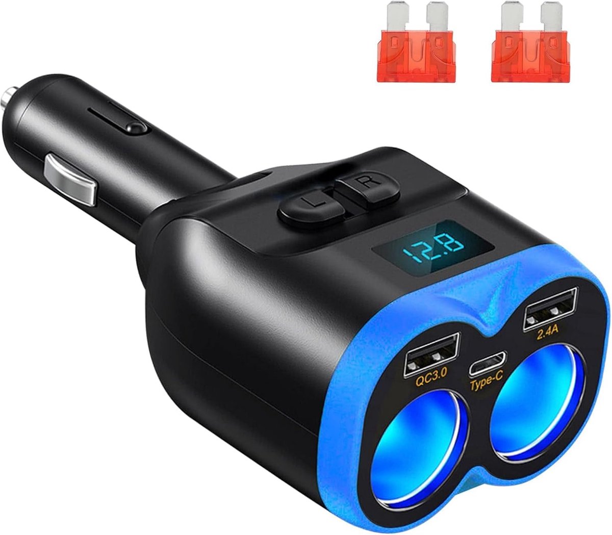 Goedkoopste Sigarettenaansteker Splitter - Autolader Splitter - Sigarettenaansteker USB Oplader - Sigarettenaansteker