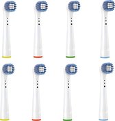 Bol.com 8x Tandenborstel opzetstukjes geschikt voor Oral B - Vervanging Precision Clean EB20 aanbieding