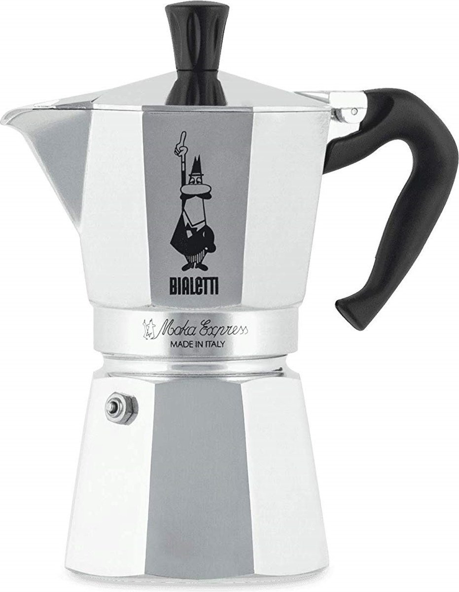 Bialetti Moka Express 6 kops Espressomaker Aluminium