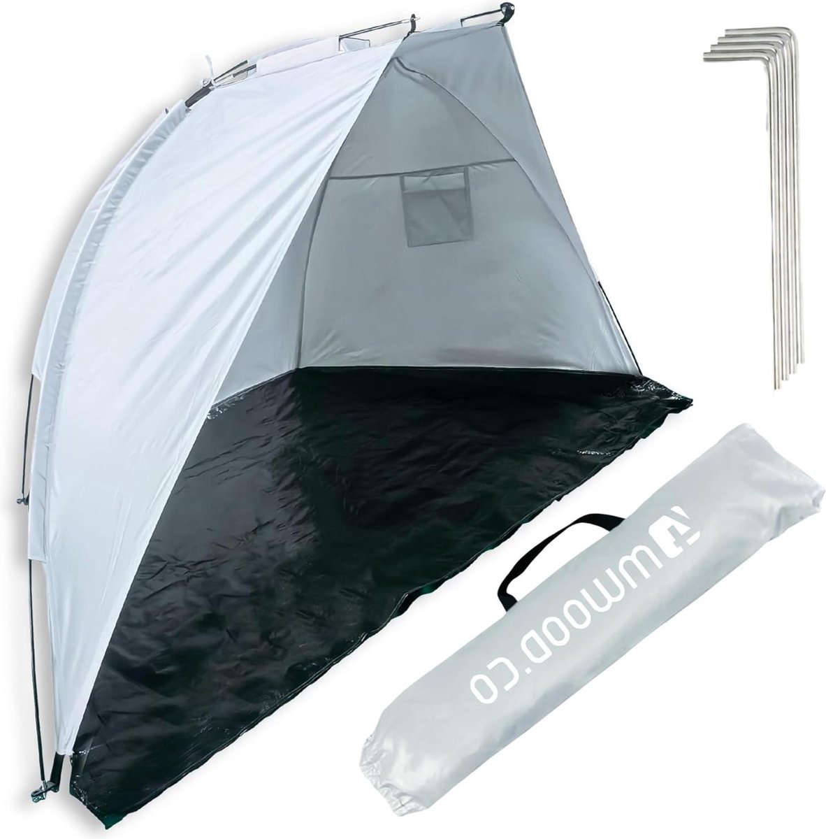 Opvouwbare Strandtent 240 cm - Ideaal voor Tuin, Strand, Camping - Waterdicht en Duurzaam - 240 x 120 x 120 cm met Hoes Beach Tent