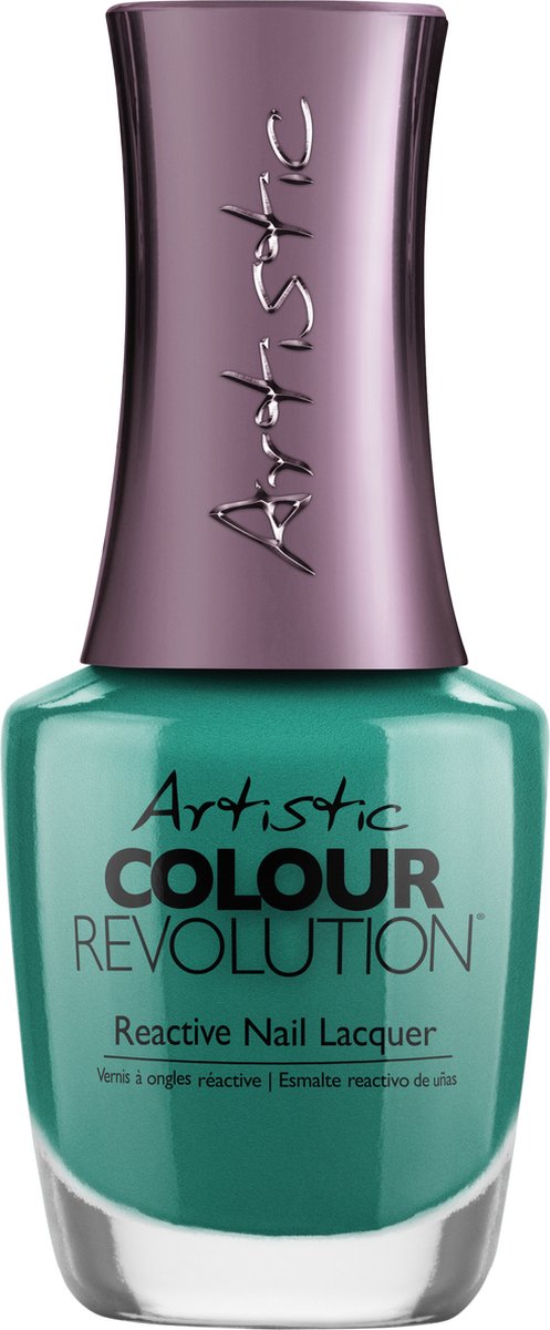 Goedkoopste Artistic Nail Design Colour Revolution ' Up Teal Dawn ' (Blauw-Groen Parelmoer/Metallic