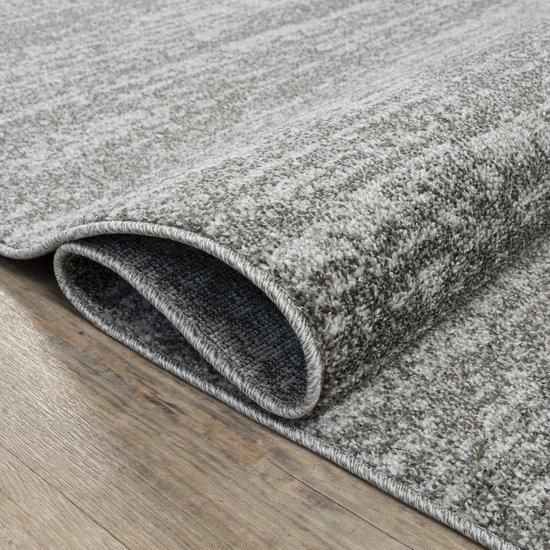 Relax Oslo - Tapis uni à poils ras - Tapis moderne - Grijs- 200x290 CM