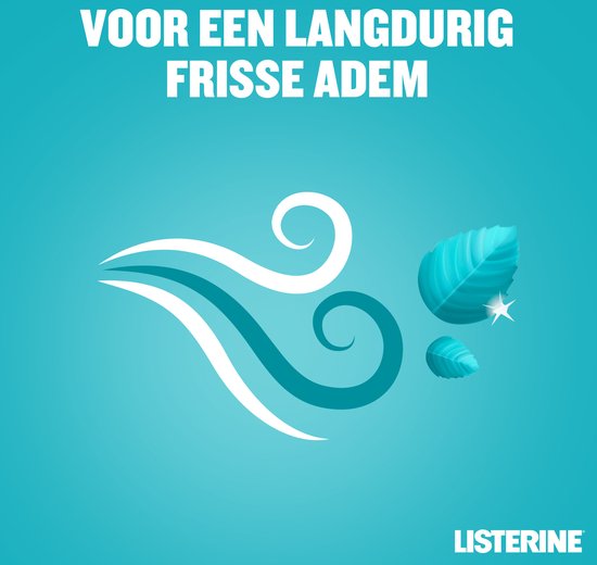 Listerine Cool Mint mondwater - verfrissende mondwaterspoeling voor bestrijding van schadelijke bacteriën voor gezond tandvlees - 3x500ml