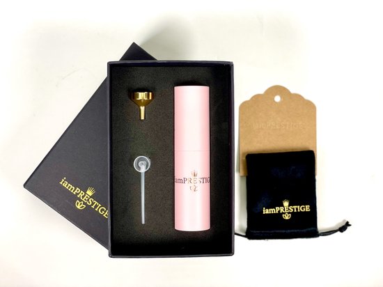 iamPRESTIGE PINK Parfum 20ml refillable Gift travel box